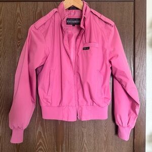 Members Only Pink Racer Jacket